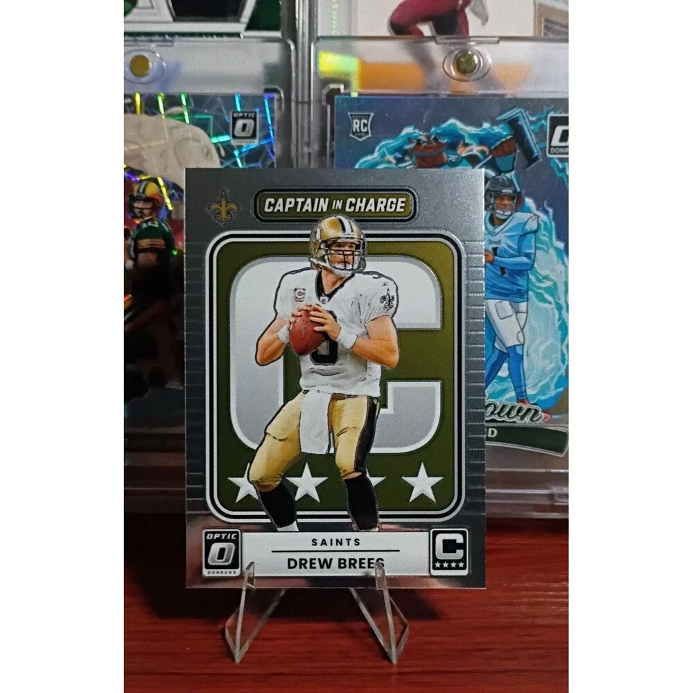 2025 Panini Donruss Optic - Captain in Charge Drew Brees #8